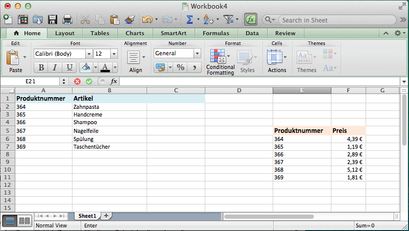 Microsoft Excel Der Sverweis Einfach Erklärt