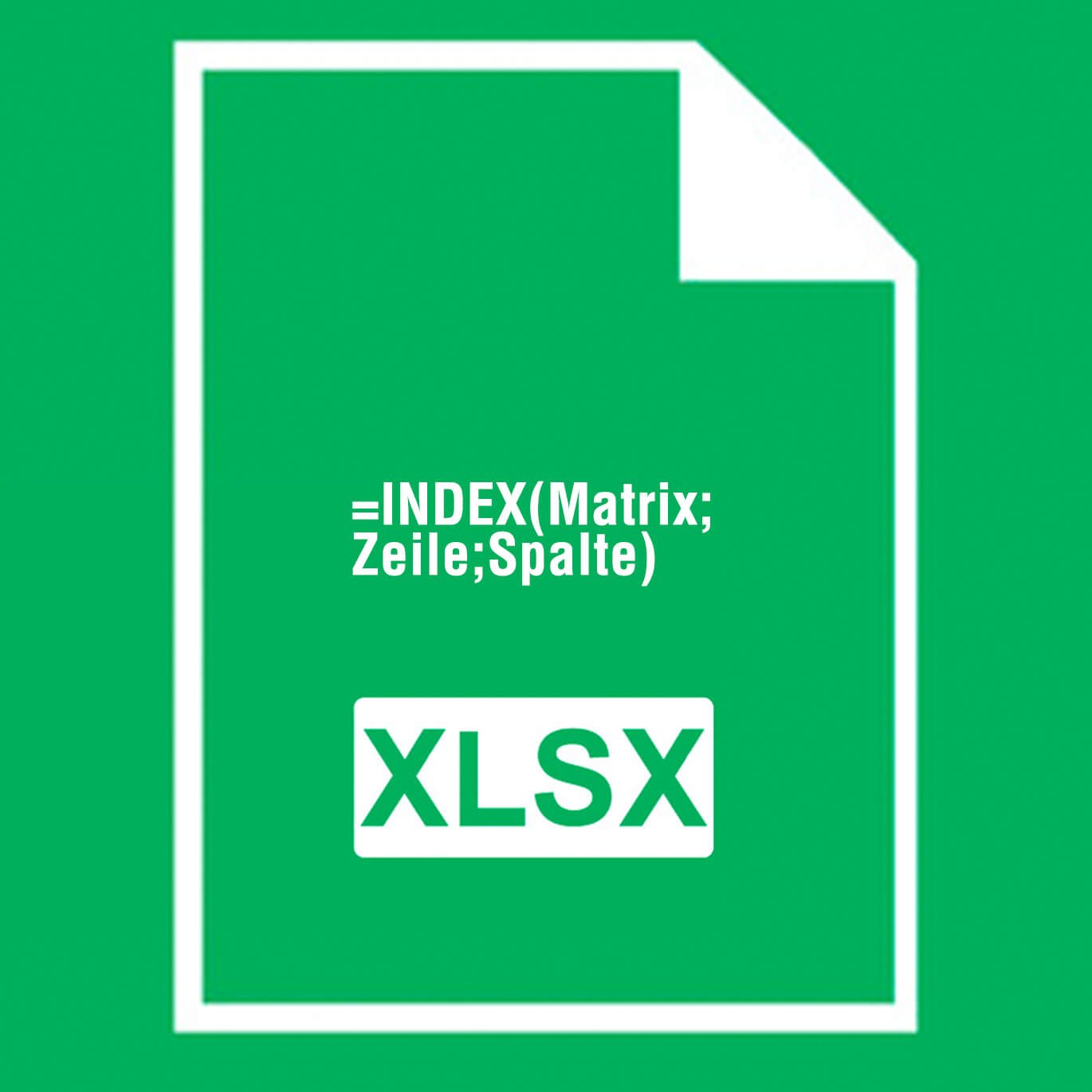 Titlelbild Excel Index-Funktion
